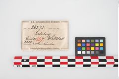 Etikett zu Bronzearmreif (NHMW-PRAE-026272)